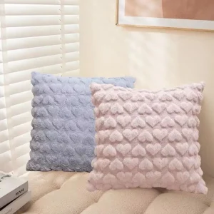 Pillow New Love Quilted Plush Pillowcase Plush Sofa Pillow Bedhead Pillow Waist Pillowcase